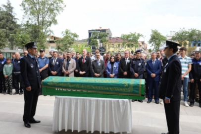 Hayatını kaybeden zabıta memuru Mustafa Şengün için Bursa'da tören düzenlendi