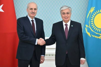 TBMM Başkanı Kurtulmuş, Kazakistan Cumhurbaşkanı Tokayev ile görüştü