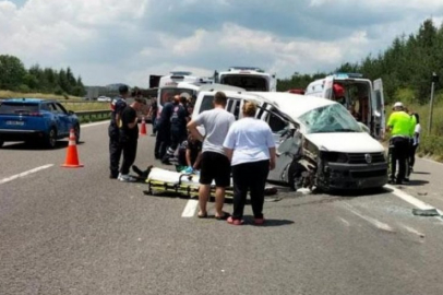 Direksiyon hakimiyetini kaybetti takla attı!