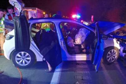 Uzman çavuş ve hemşire eşi kaza kurbanı oldu