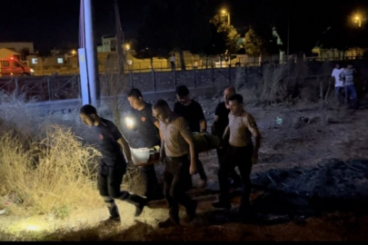 Bursa'da kediyi kurtarmak isterken dereye düştü!