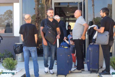 Lübnan’ı terk eden yabancı uyruklular deniz yoluyla Mersin’e gelmeye devam ediyor