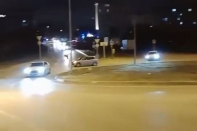 Bursa'da drift atan otomobil vatandaşı çileden çıkardı