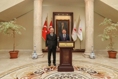 Bursa Valisi Ayyıldız Bakan Tunç'u makamında ağırladı