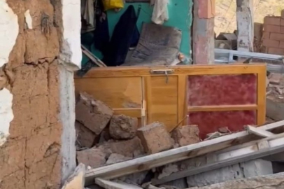 Depremde çöken istinat duvarının altında kalan 1 kişi yaralandı