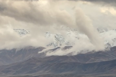 3 bin 500 rakımlı İkiyaka Dağları beyaza büründü