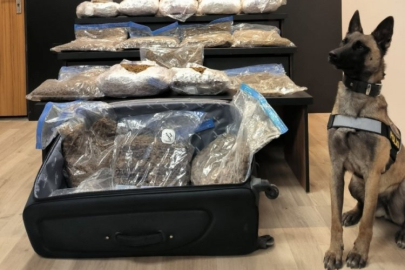 21 buçuk kilo uyuşturucu ele geçirildi