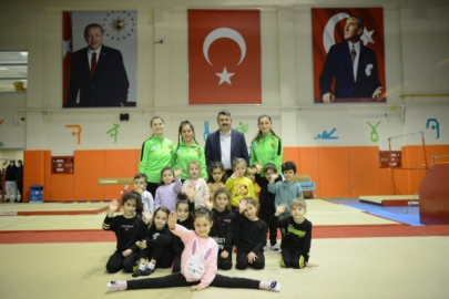 Bursa Yıldırım'da 60 bin çocuk cimnastik ile tanıştı!