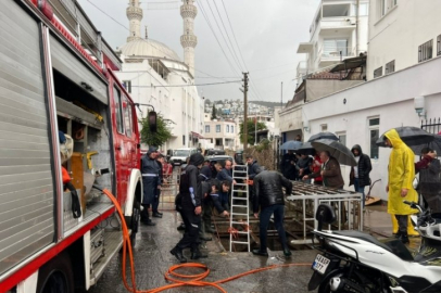 Dere yatağında mahsur kalan kişi boğulmak üzereyken kurtarıldı!