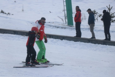 Kartalkaya'da kayak sezonu erken açıldı!