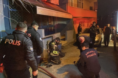 Yaşlı çiftin kaldığı gecekondu yandı, mahalleli sokağa döküldü