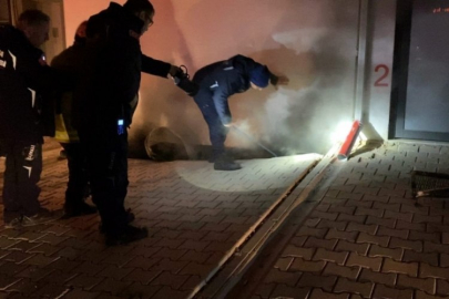 Bursa'da market deposunda korkutan yangın