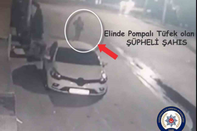 Sokakta tüfekle rastgele ateş açtı