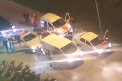 Bursa'da önce yolu kestiler sonra eğlendiler!