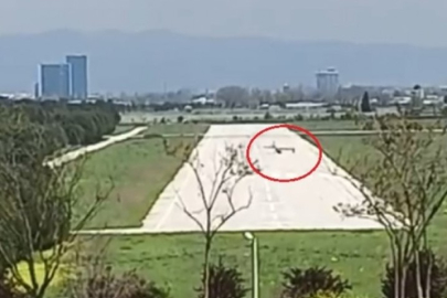 Bursa Yunuseli Havalanı'nda korkutan anlar