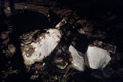 Kaçak kazıya giderken canlı yayın...