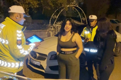 Alkollü kadın sürücüden pes dedirten sözler!