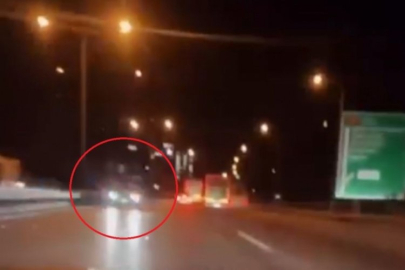 Bursa'da otobanda ölüme böyle sürdü...