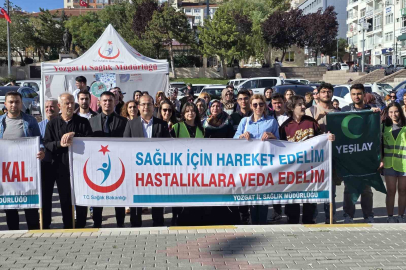 Sağlık için 10 bin adım attılar