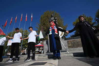 81 ilde 'Gazze İçin Sessiz Çığlık' etkinliği düzenlendi