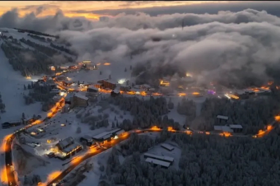 Uludağ’da otellerde yoğun mesai!