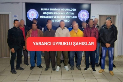Bursa'da kaçak göçmen operasyonu!