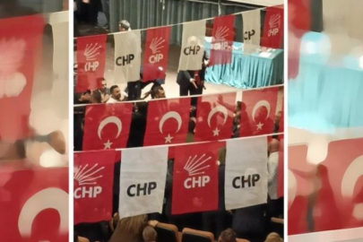 CHP kongresinde kavga! Polis müdahale etti
