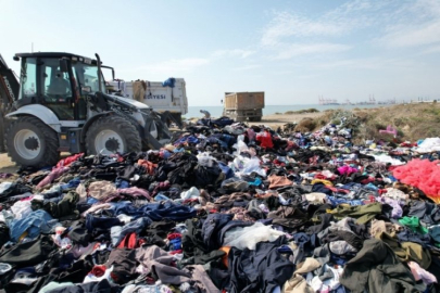 Sahilde skandal görüntü! Çöplüğe döndü...