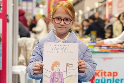 Bursa'da 9 yaşındaki kız öğrenciden duygulandıran çalışma