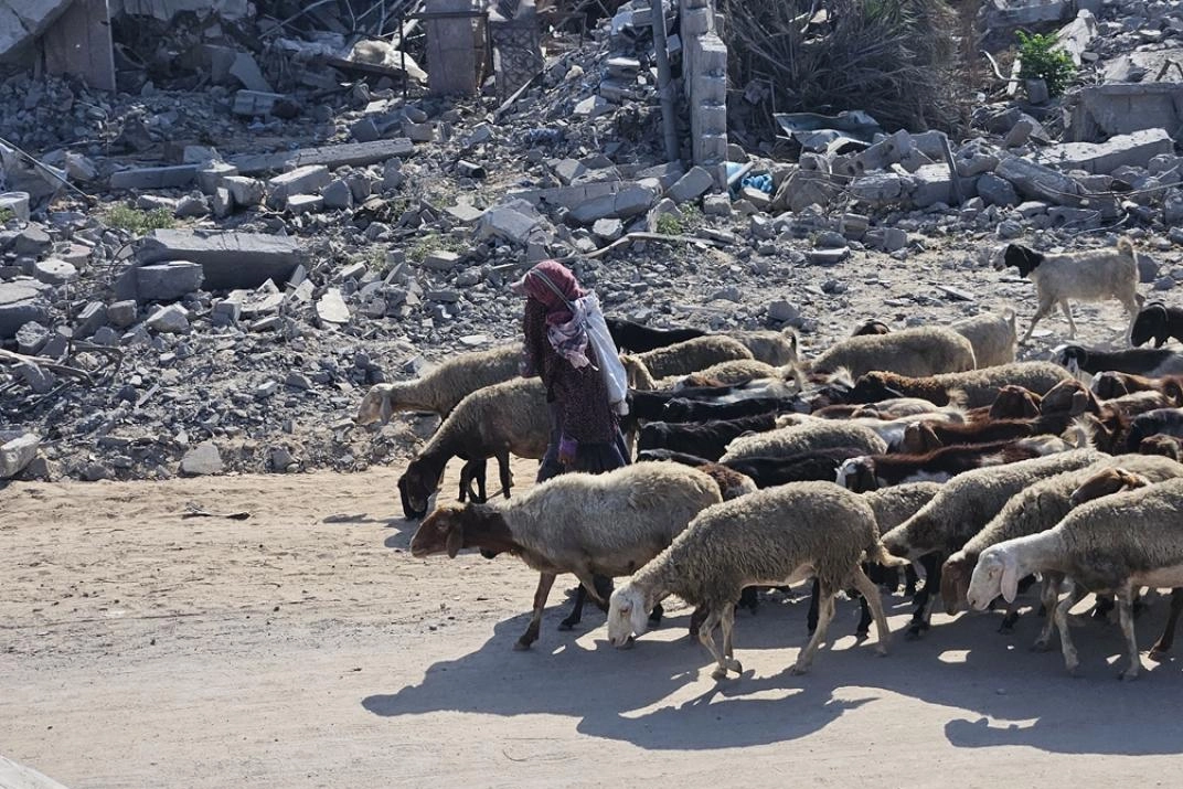 Gazze'nin Han Yunus kentinde günlük yaşam
