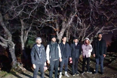 Uludağ’da ormanda mahsur kalan 6 kişi kurtarıldı