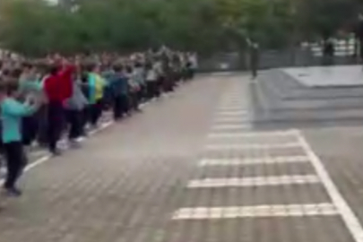 Bursa'da öğrenciler güne kimsenin başlamadığı gibi başlıyor!