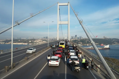 15 Temmuz Şehitler Köprüsü’nde 09.05’te hayat durdu!