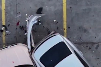 Otoparkta sürücü dehşeti!