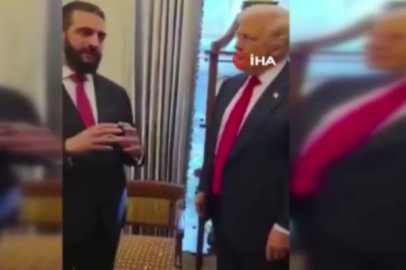 Trump ile Suriye Devlet Başkanı eş-Şara arasında esprili sohbet