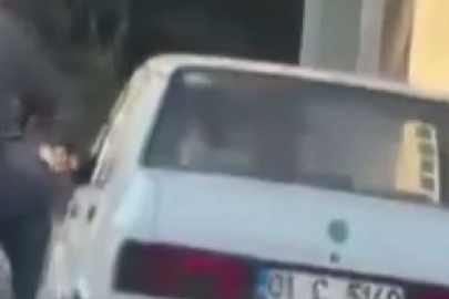 Yolda kalan araca vatandaş desteği...