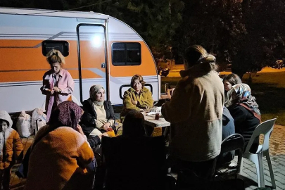 Sındırgı’da deprem korkusu karavan trendini artırdı!