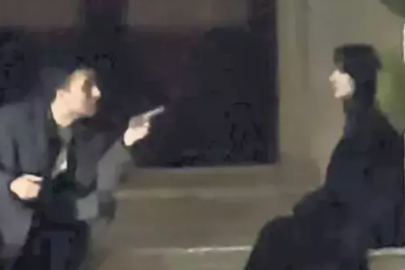 Ünlü çift sokak ortasında kavga etti! "Bıktım senden"