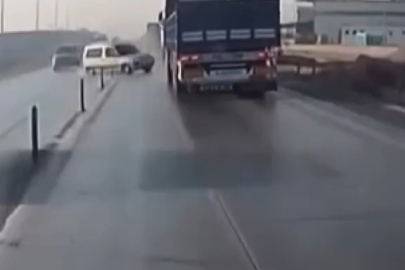 Hatalı sollama kazayı getirdi!