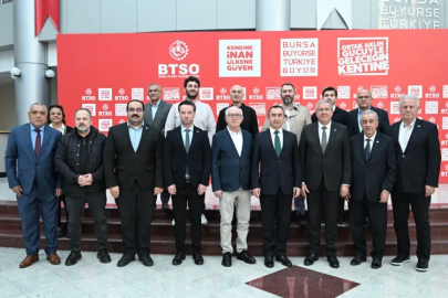 Özbekistan Büyükelçisi İlkhom Khaydarov BTSO’da