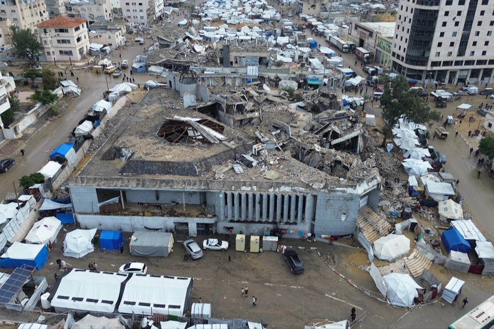 Gazze’deki Reşad eş-Şeva Kültür Merkezi