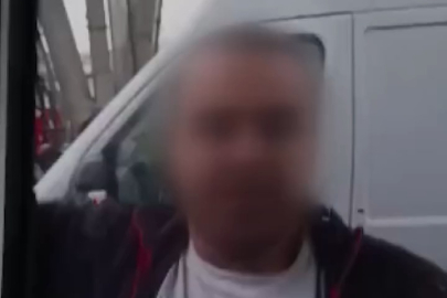 Trafikte yumruklu kavga!