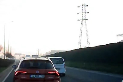 Makasa giren araç kazaya neden oldu...