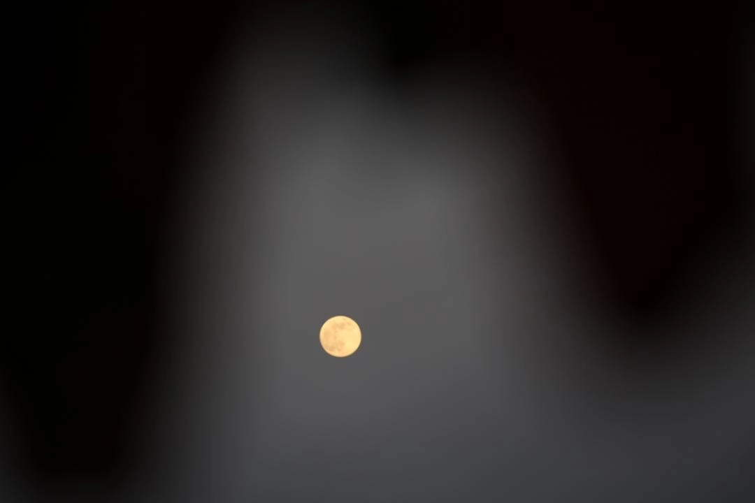 Gazze'de süper ay görüntülendi