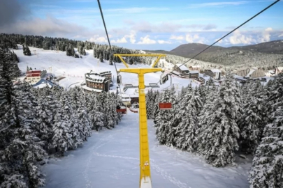 Bursa Uludağ'da kar mesaisi!