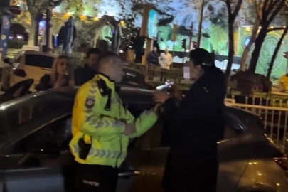 Bursa'da alkollü sürücüden polislere sabır testi!
