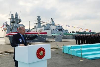 Erdoğan: Kendi savaş gemisini yapan 10 ülkeden biriyiz
