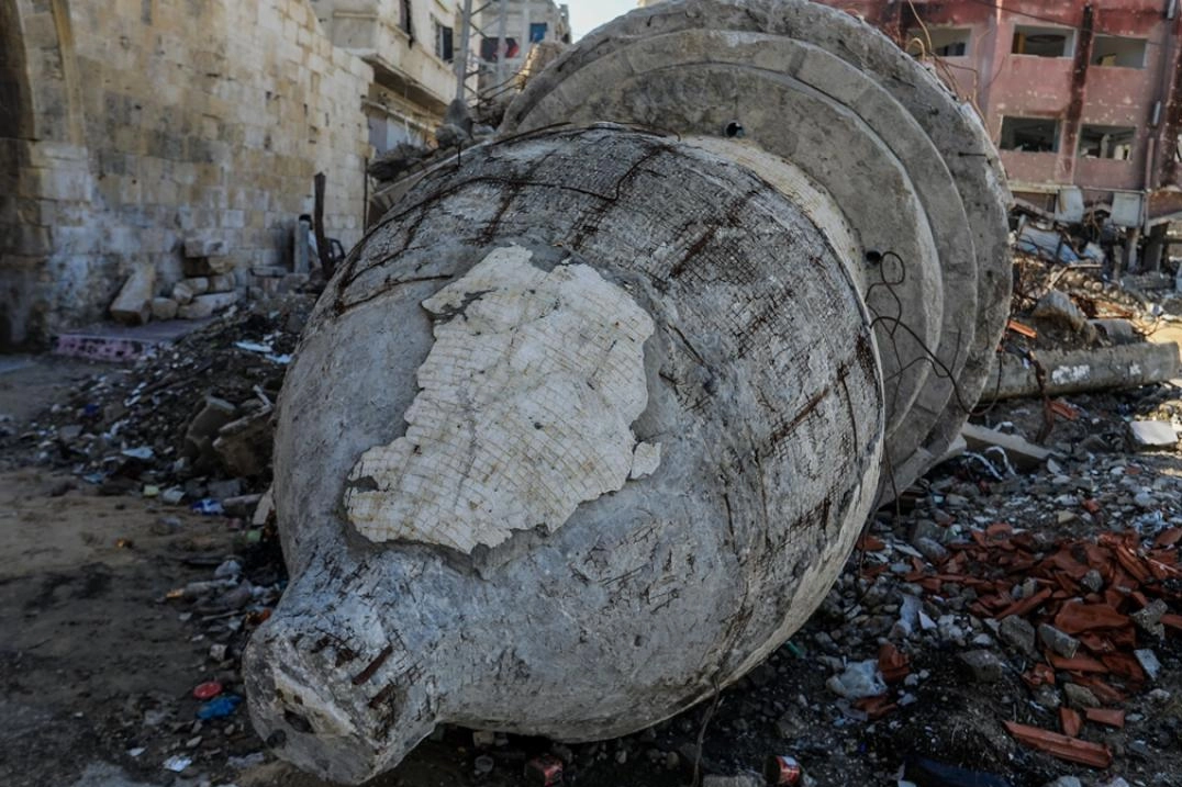 Han Yunus’taki Barkuk Kalesi İsrail saldırılarında tahrip oldu