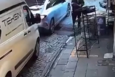 Fren yerine gaza bastı 4 kişiyi yaraladı!