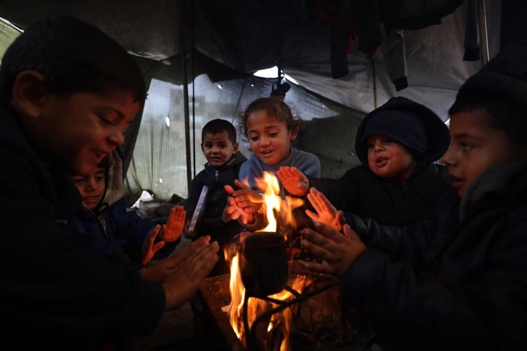Gazze’de kış şartları Filistinlilerin yaşamını zorlaştırıyor